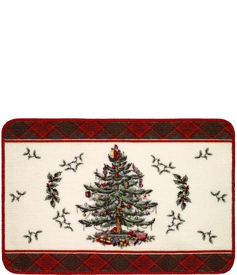 Spode Christmas Tree® Tartan Collection Bath Rug