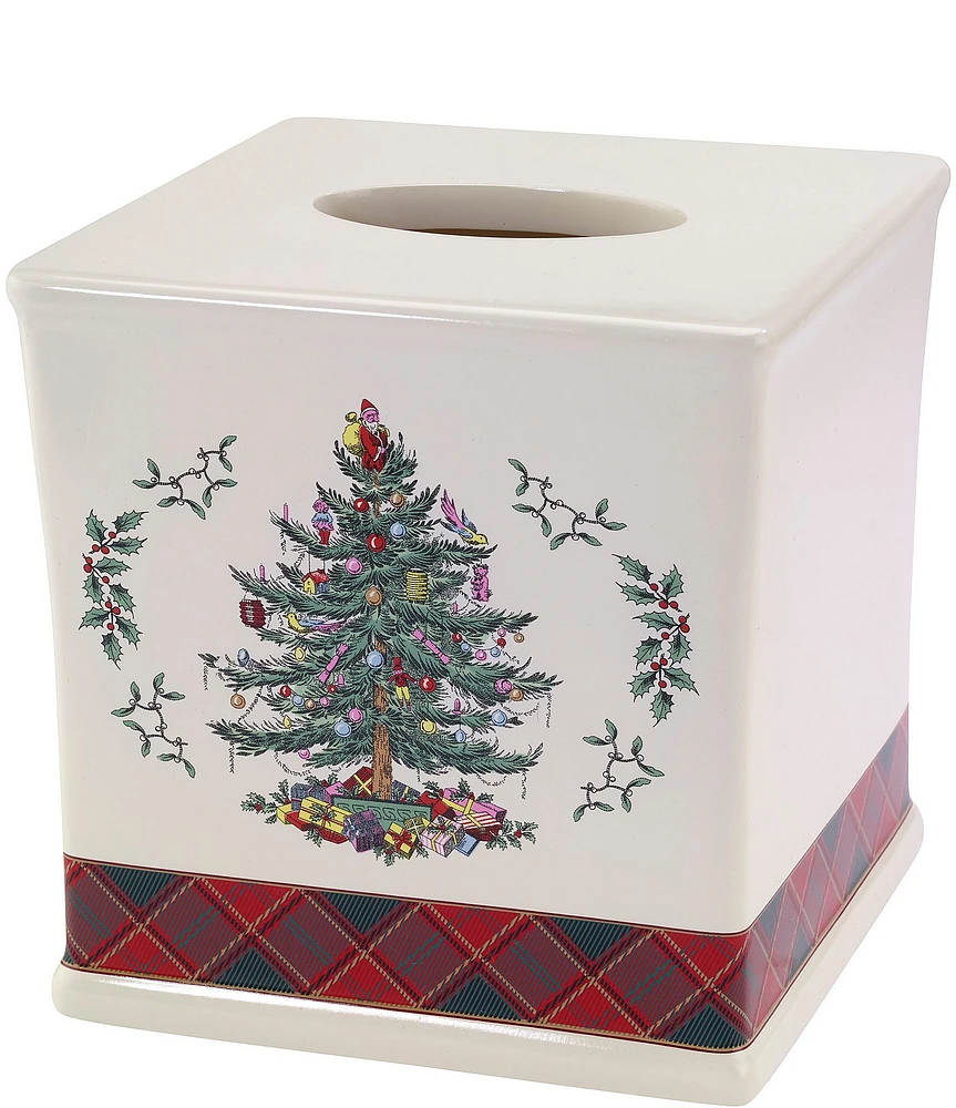 Spode Christmas Tree® Tartan Collection Tissue Box Cover