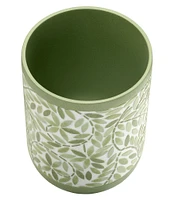 Avanti Linens Stratford Green Wastebasket