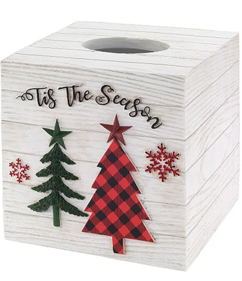 Avanti Linens Tis the Season Collection Tissue Box Cover