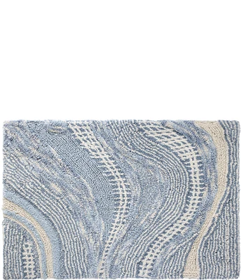 Avanti Linens Wave Blue Bath Rug