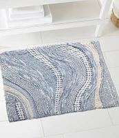 Avanti Linens Wave Blue Bath Rug