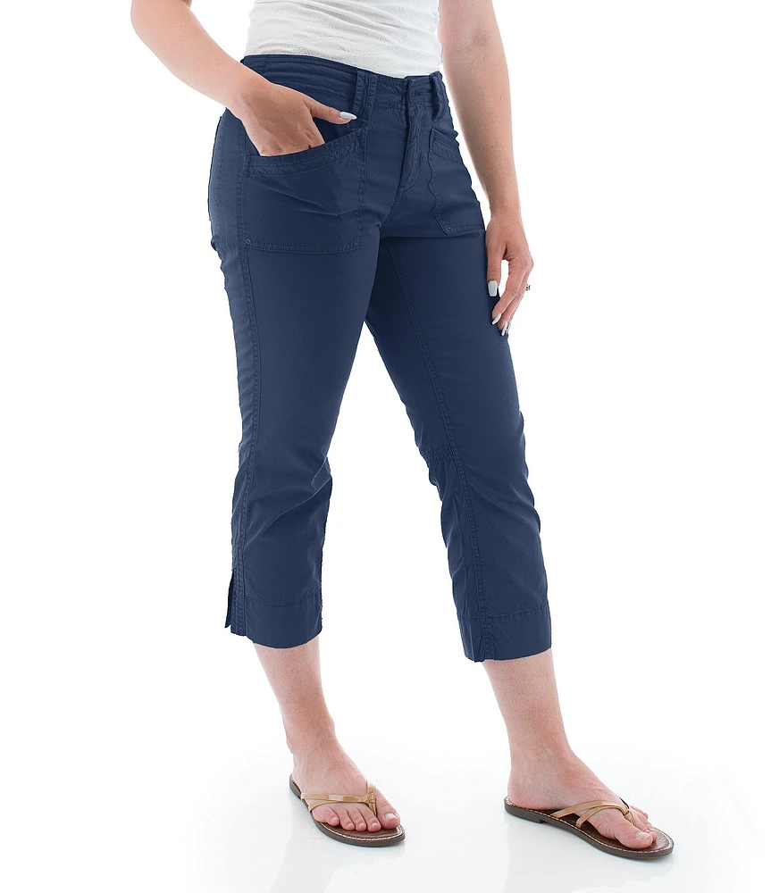 Aventura Arden Capri Side Slit Twill Pants