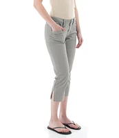 Aventura Arden Capri Side Slit Twill Pants