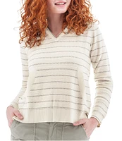 Aventura Bellaire Organic Cotton Blend Lightweight Beach V-Neck Hoodie Sweater