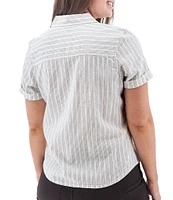 Aventura Breezy Johnny Collar Popover Camp Shirt
