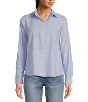 Aventura Devon Collared Long Sleeve Top