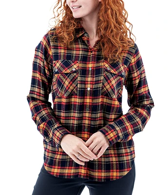 Aventura Emerson Plaid Collared Long Sleeve Shirt