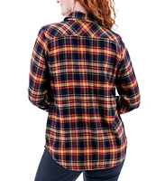 Aventura Emerson Plaid Collared Long Sleeve Shirt