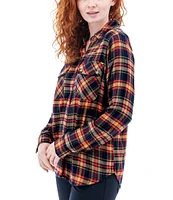 Aventura Emerson Plaid Collared Long Sleeve Shirt