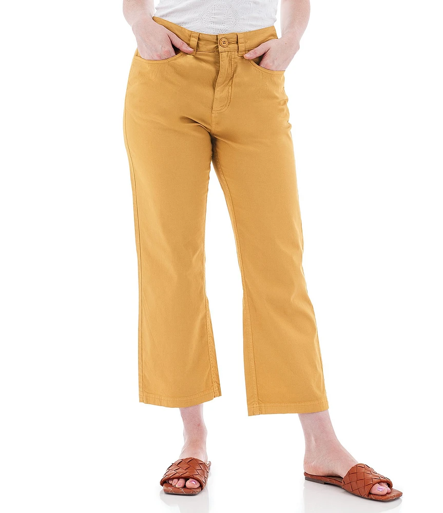 Aventura Halifax Woven Twill Straight Leg Crop Pants
