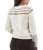 Aventura Liesel Fair Isle Crew Neck Sweater