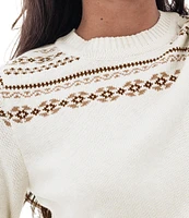 Aventura Liesel Fair Isle Crew Neck Sweater