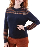 Aventura Liesel Fair Isle Crew Neck Sweater