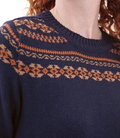 Aventura Liesel Fair Isle Crew Neck Sweater