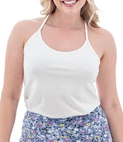 Aventura Linden Slub Knit Jersey Strappy Y-Back Tank Top