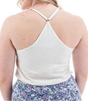 Aventura Linden Slub Knit Jersey Strappy Y-Back Tank Top