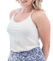 Aventura Linden Slub Knit Jersey Strappy Y-Back Tank Top