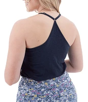 Aventura Linden Slub Knit Jersey Strappy Y-Back Tank Top