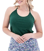 Aventura Linden Slub Knit Jersey Strappy Y-Back Tank Top