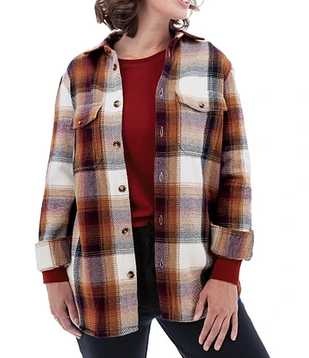 Aventura Overton Big Collared Long Sleeve Blanket Shirt