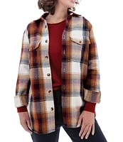 Aventura Overton Big Collared Long Sleeve Blanket Shirt