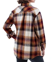 Aventura Overton Big Collared Long Sleeve Blanket Shirt