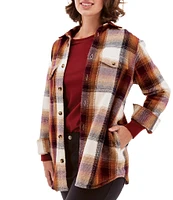 Aventura Overton Big Collared Long Sleeve Blanket Shirt