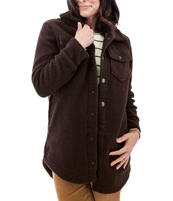 Aventura Roswell Fleece Hooded Shirt Jacket