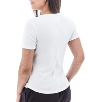 Aventura Sandia Tri-Blend Ribbed Knit Crew Neck Henley Tee