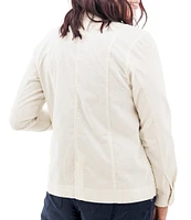Aventura Temple Lightweight Utility Woven Button Front Jacket