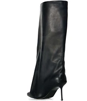 Azalea Wang CoutureCrazy Oversized Slouchy Sculptural Tall Boots