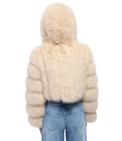 Azalea Wang Jolene Faux Fur Hooded Filled Jacket