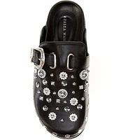 Azalea Wang Mauldin Stud Embellished Clogs