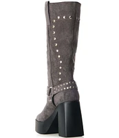 Azalea Wang Muna Studded Moto Boots