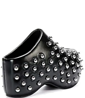 Azalea Wang Romesco Studded Platform Clogs