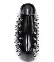 Azalea Wang Romesco Studded Platform Clogs