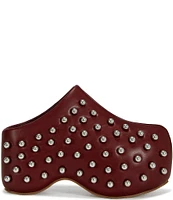 Azalea Wang Romesco Studded Platform Clogs