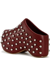 Azalea Wang Romesco Studded Platform Clogs