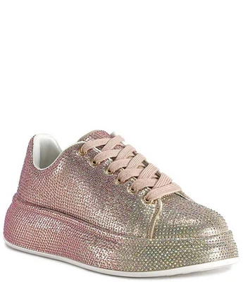 Azalea Wang Tangy Rhinestone Ombre Sneakers