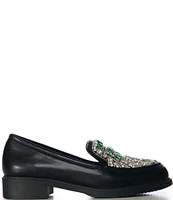 Azalea Wang Thalassa Rhinestone Loafers