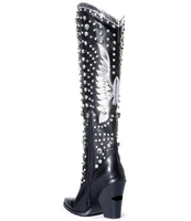 Azalea Wang Upbeat Americana Rhinestone Tall Western Boots