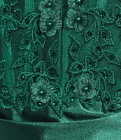 B. Darlin Embellished Sweetheart Neck Wide Strap Dress