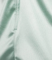 B. Darlin Floral Embroidered Satin Sweetheart Neck Dress