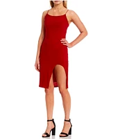 B. Darlin Hannah G Front Slit Midi Dress