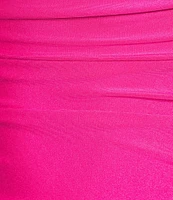 B. Darlin Off The Shoulder Spaghetti Strap Shirred Bodycon Dress