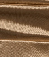 B. Darlin Cowl Neck Spaghetti Strap Side Shirred Dress