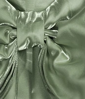 B. Darlin Spaghetti Strap Square Neck Band Party Dress
