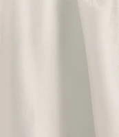 B. Darlin Straight Neck Spaghetti Strap Ladder Lace Drop Waist Front Slit Dress
