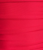 B. Darlin Strapless Back Bow Shirred Dress